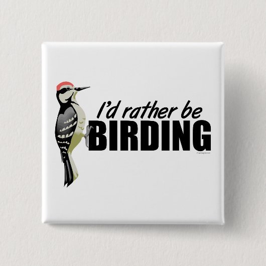 Vogelbeobachtung Button (Vorderseite)