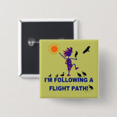 Vogelbeobachtung-Flugweg Button (Vorne & Hinten)