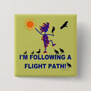 Vogelbeobachtung-Flugweg Button