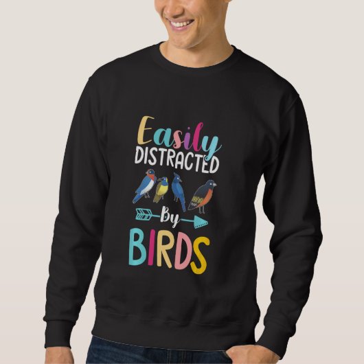 Vogelbeobachtung Funny Bird wird von Sweatshirt (Vorderseite)