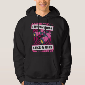 Vogelbeobachtung Girl Vogelbeobachter Ornitology V Hoodie