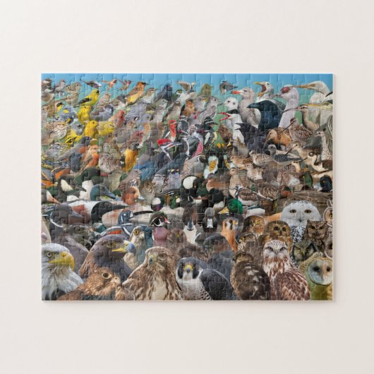 Vogelbeobachtung großes Jahr Puzzle (Horizontal)