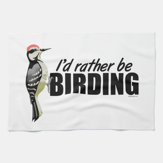 Vogelbeobachtung Handtuch (Horizontal)