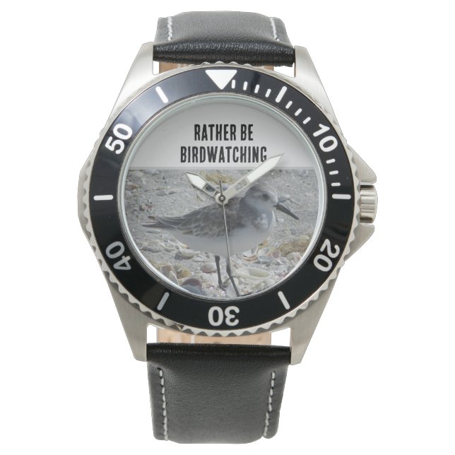 Vogelbeobachtung Hobby Beach Bird Coastal Birdwatc Armbanduhr (Vorderseite)