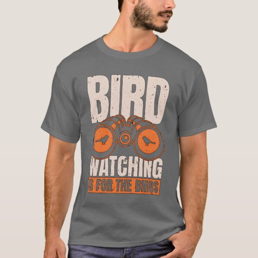 Vogelbeobachtung im Ornithologieservice des Forhe T-Shirt (Vorderseite)