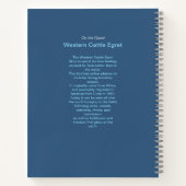 "Vogelbeobachtung Journal" SpiralNotebook Notizblock (Rückseite)