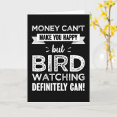 Vogelbeobachtung macht glücklich karte (Gelbe Blume)