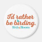 Vogelbeobachtung Magnet (Vorne)