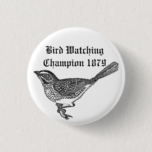 Vogelbeobachtung-Meister 1879 Button (Vorderseite)
