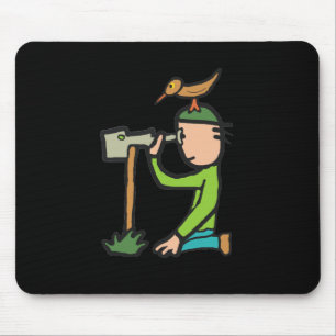 Vogelbeobachtung Mousepad