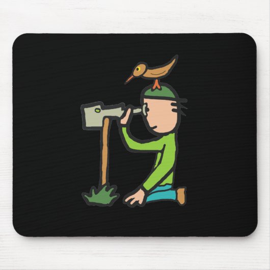 Vogelbeobachtung Mousepad (Vorne)