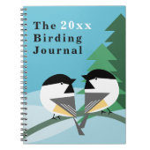 Vogelbeobachtung Notebook Journal Notizblock (Vorderseite)