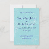 Vogelbeobachtung oder jede Einladung (Rückseite)