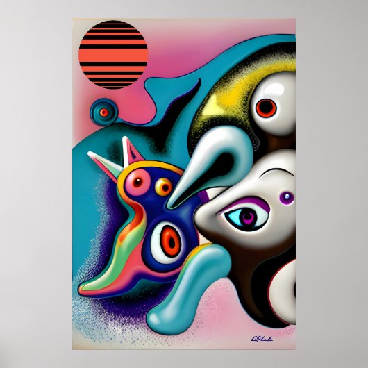 Vogelbeobachtung Poster (Vorne)