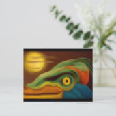 Vogelbeobachtung Postkarte (Stehend Vorderseite)