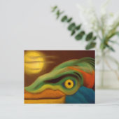 Vogelbeobachtung Postkarte (Stehend Vorderseite)