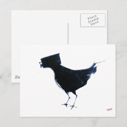 Vogelbeobachtung Postkarte (Vorne/Hinten)