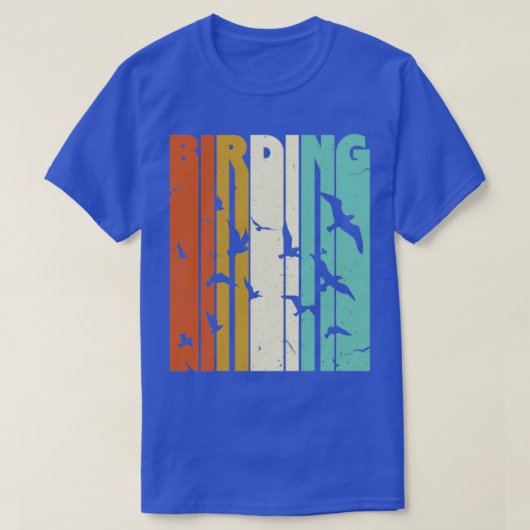 Vogelbeobachtung-Retro T-Shirt (Design vorne)