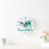 Vogelbeobachtung Runde Wanduhr (Zuhause)