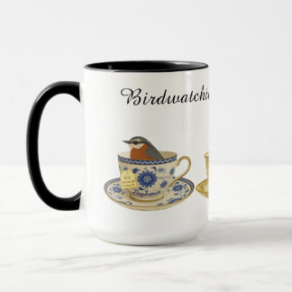 Vogelbeobachtung Teetasse Design Vogelbeobachtung