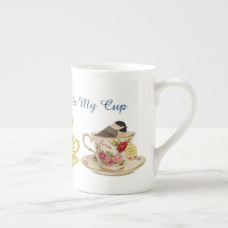 Vogelbeobachtung Teetasse Design Vogelbeobachtung Porzellantasse