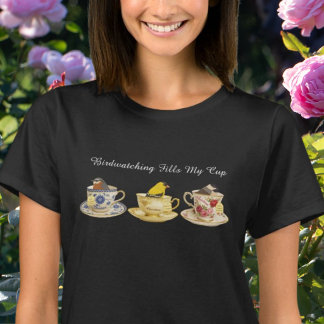 Vogelbeobachtung Teetasse Design Vogelbeobachtung T-Shirt