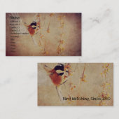 Vogelbeobachtung Visitenkarte (Vorne/Hinten)