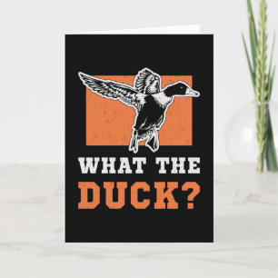 Vogelbeobachtung Was die Ente Vintage Vogelbeobach Karte