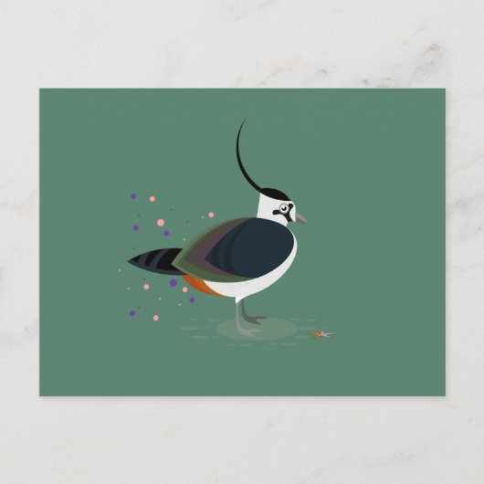 Vogelbild - Farben im Herbst Postkarte (Vorderseite)