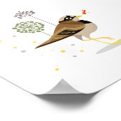 Vogelbild Poster (Ecke)