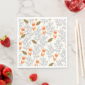 Vogelblätternatur Napkins Serviette (Beispiel)