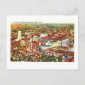 Vogelblick Akron, Ohio, Vintage Travel Postkarte (Vorderseite)