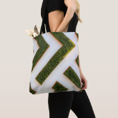 Vogelblick auf den Labyrinth-Garten Tasche (Von Nahem)