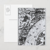 Vogelblick auf die Themse Postkarte (Vorne/Hinten)