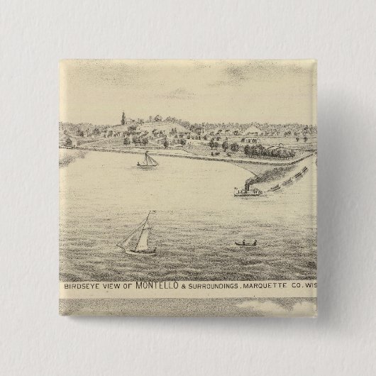 Vogelblick auf Montello Button (Vorderseite)