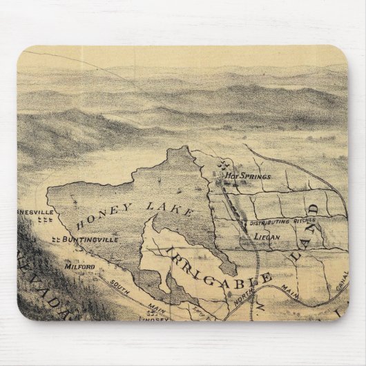 Vogelblick, Honey Lake Valley Mousepad (Vorne)
