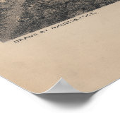 Vogelblick von Sacramento 1870 Poster (Ecke)