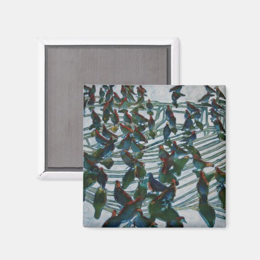 Vogelboot 3 magnet (Vorderseite/Rückseite)