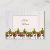 Vogelborte Visitenkarte (Vorderseite)