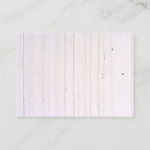 Vogelborte Visitenkarte (Rückseite)