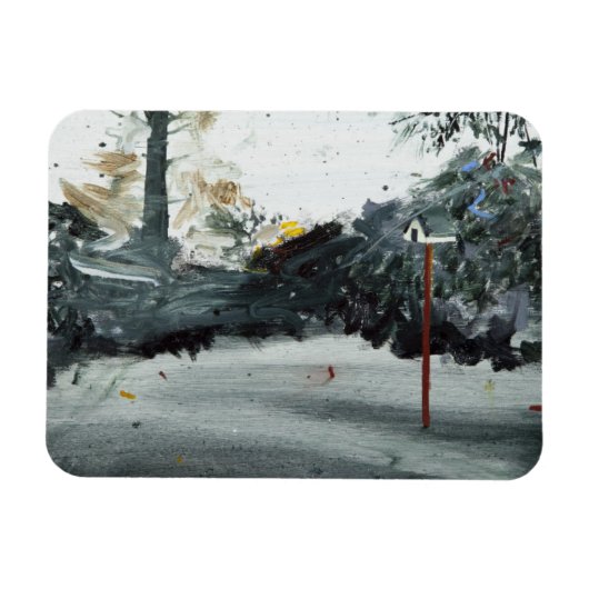 Vogelbox Ohlsdorf Friedhof 2013 Magnet (Horizontal)