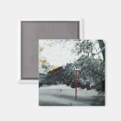 Vogelbox Ohlsdorf Friedhof 2013 Magnet (Vorderseite/Rückseite)