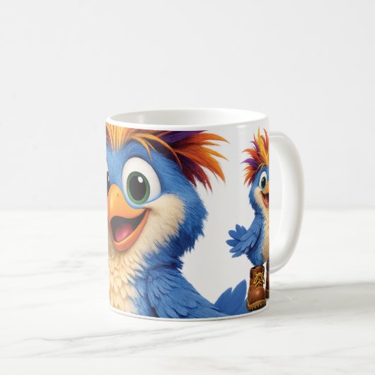 Vögelchen Kaffeetasse (VorderseiteRechts)