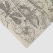 Vogelcollage Seidenpapier (Detail)