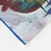 Vogeldecke und Blume Fleecedecke (Ecke)