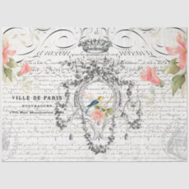 Vogeldekoupage Seidenpapier