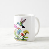 Vogeldesign (3) - von Maaya _Prints Kaffeetasse (VorderseiteRechts)