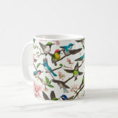 Vogeldesign Kaffeetasse (Vorderseite Links)