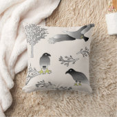 Vogeldesign Kissen (Decke)