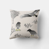Vogeldesign Kissen (Rückseite)